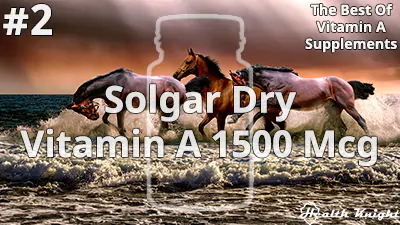Solgar Dry Vitamin A 1500 mcg (5000 IU)