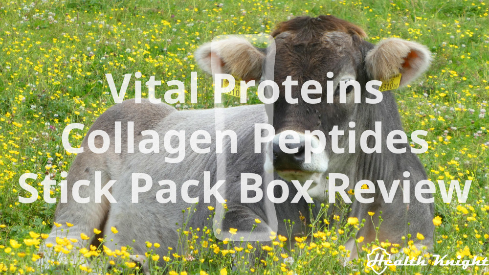 Vital Proteins Collagen Peptides Stick Pack Box Review