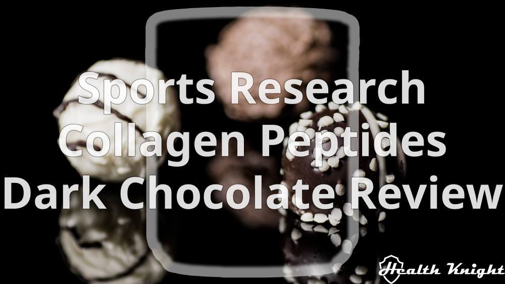Sports Research Collagen Peptides Dark Chocolate Review